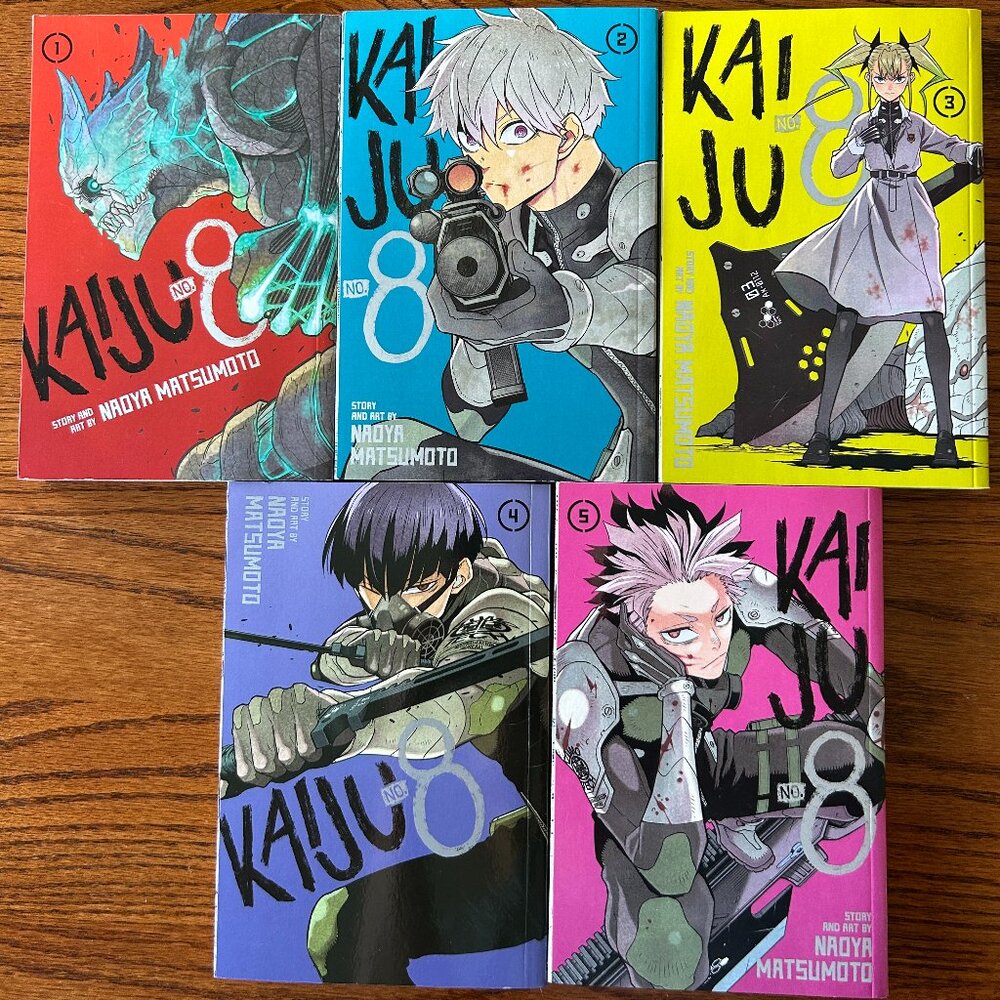 Kaiju No. 8 Manga Set Vol 1–5 English VIZ Media Softcover SJ
